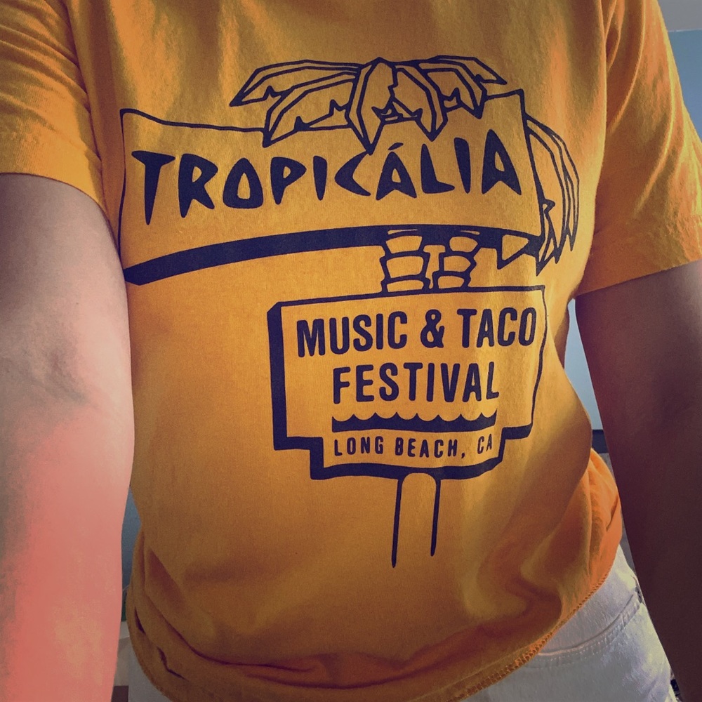 First year Tropicalia concert tee